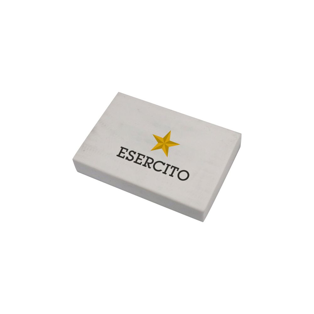 GOMMA BIANCA LOGO ESERCITO ITALIANO