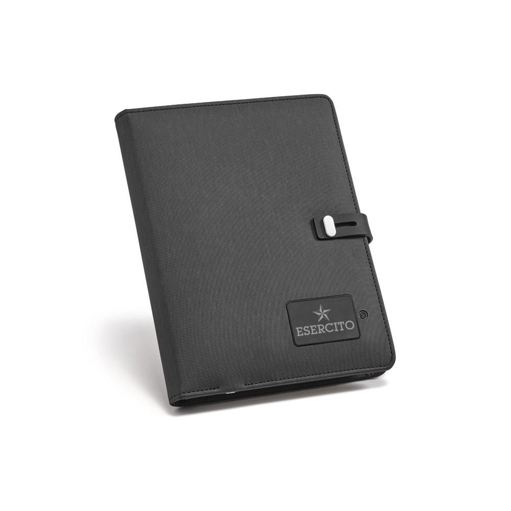 CARTELLA A5 IN SIMILPELLE CON POWERBANK