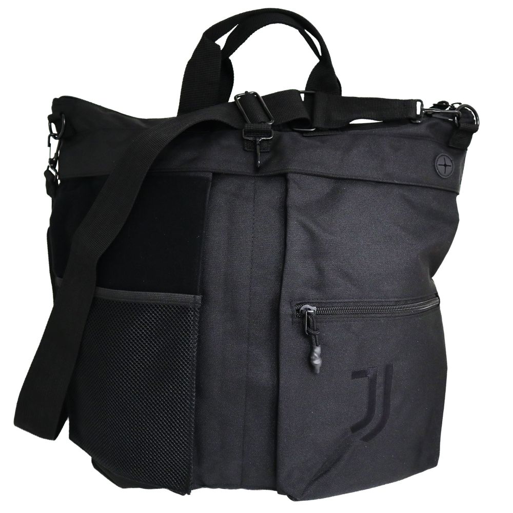 BORSA CON TRACOLLA, 2 TASCHE FRONTALI, 3 TASCHE INTERNE, HELMET BAG JUVE