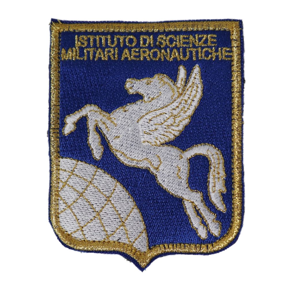 PATCH DISTINTIVO RICAMATO CON VELCRO 90X70 MM ISMA