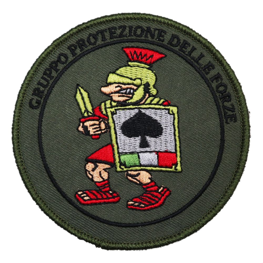 PATCH DISTINTIVO RICAMATO CON VELCRO ? 90 MM GR.PROT.DELLE FORZE AVIANO