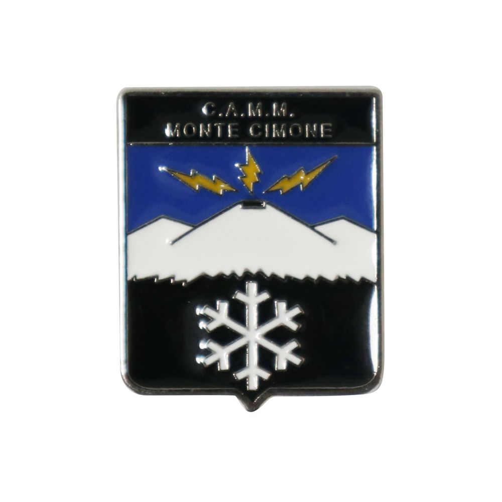 DISTINTIVO DA CAMICIA 25X32MM IN METALLO C.A.M.M. MONTE CIMONE