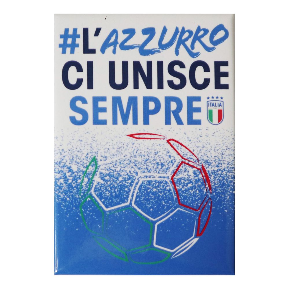 MAGNETE STAMPATO RETTANGOLARE #L'AZZURRO CI UNISCE SEMPRE DIM.7.8X5.3CM
