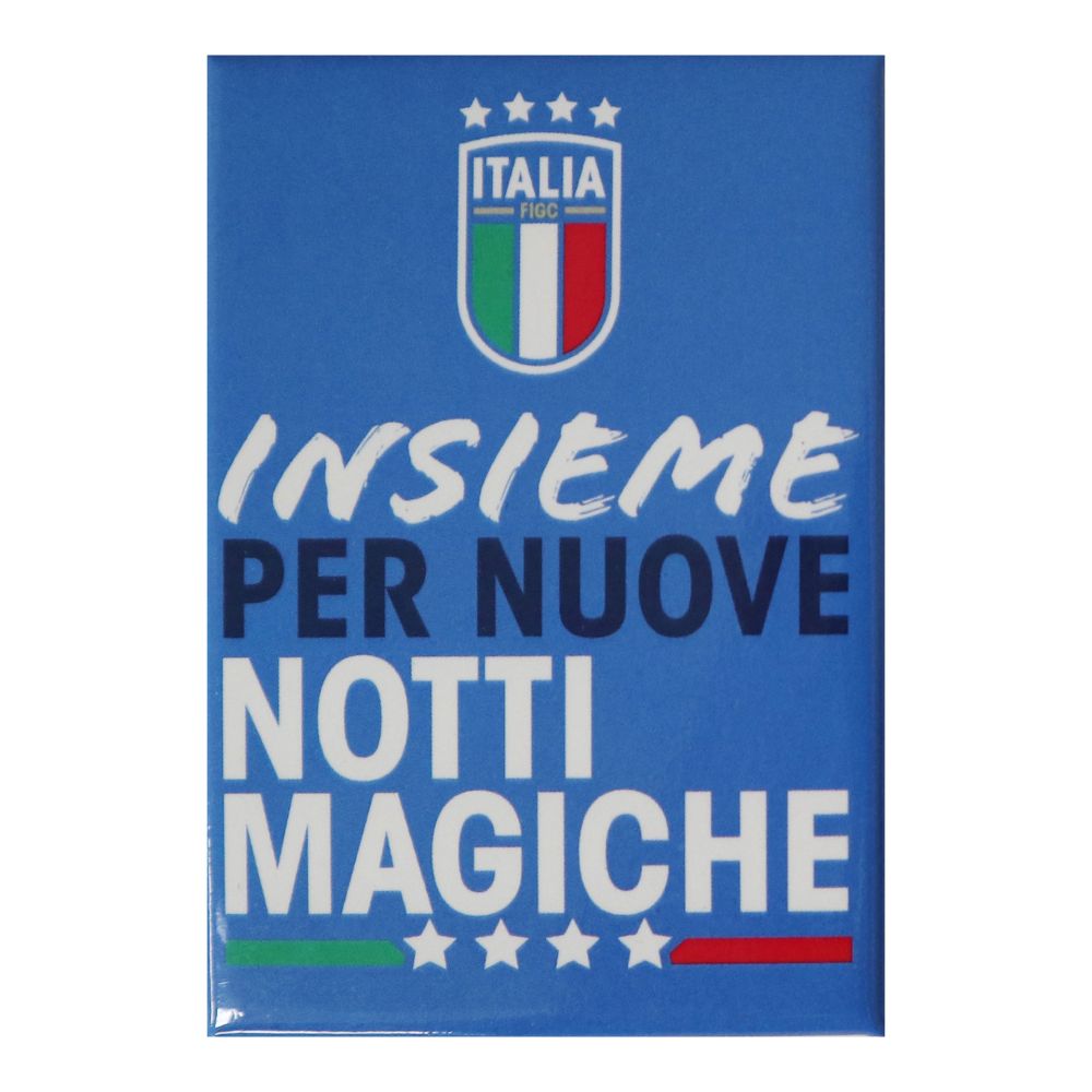 MAGNETE STAMPATO RETTANGOLARE INSIEME PER NUOVE NOTTI MAGICHE DIM.7.8X5.