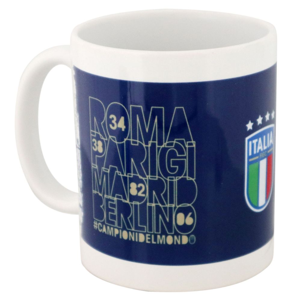 MUG IN CERAMICA FIGC INTERNO BIANCO STAMPA CAMPIONI DEL MONDO