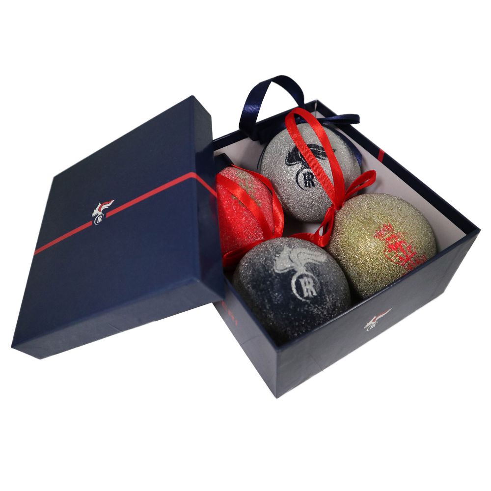 Set 4 Palline di Natale Carabinieri Diametro 6,5 cm