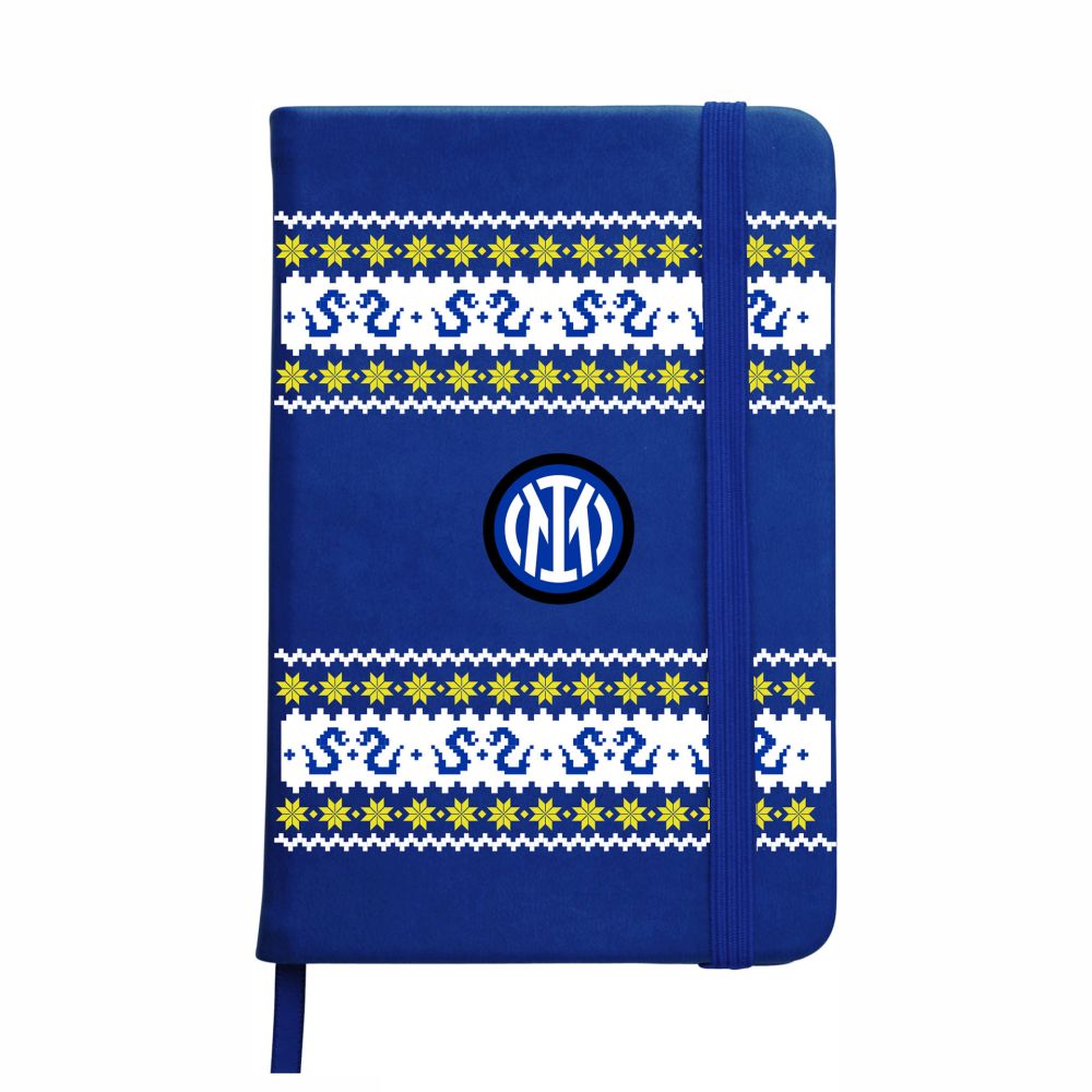 BLOCCO APPUNTI BLU 9X14CM NATALE INTER