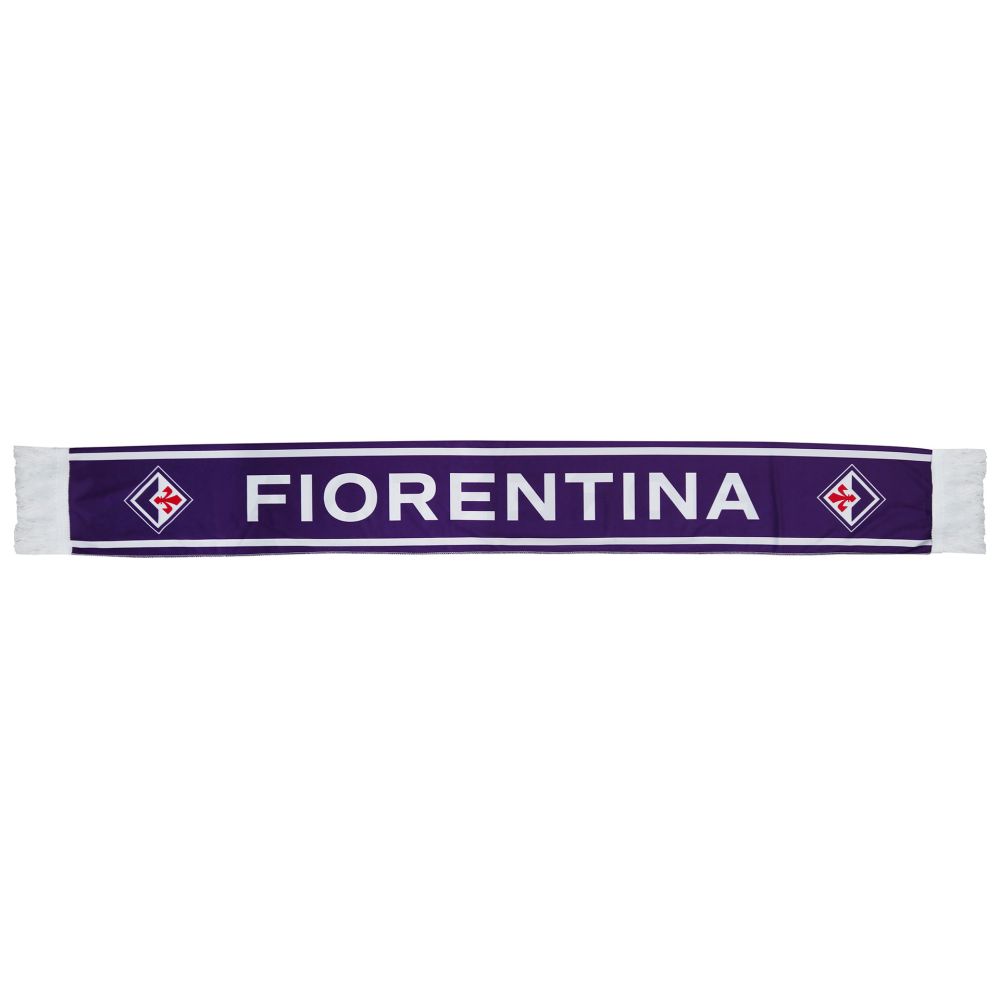 SCIARPA IN RASO DI POLIESTERE FIORENTINA BIFACCIALE