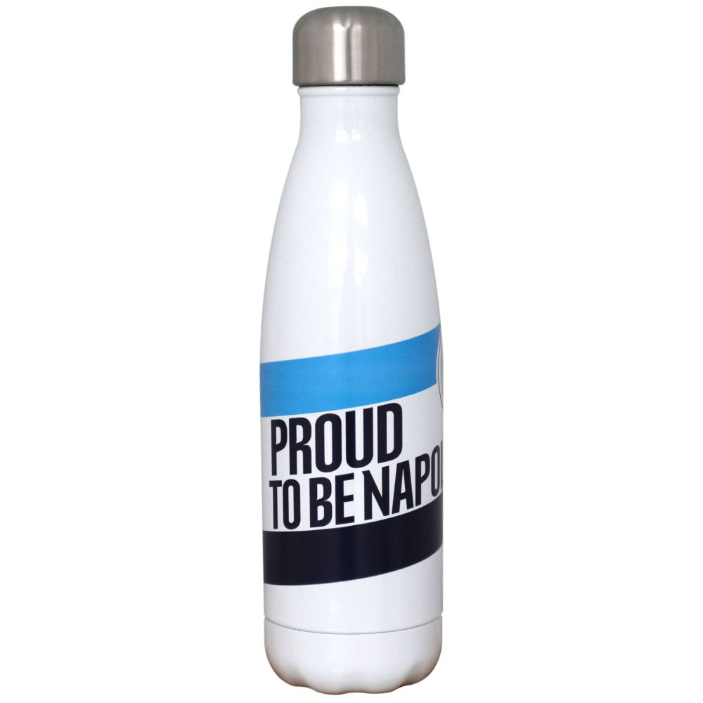 BORRACCIA TERMICA BIANCA IN ACCIAIO INOX DOPPIA PARETE 500 ML STAMPA A 3