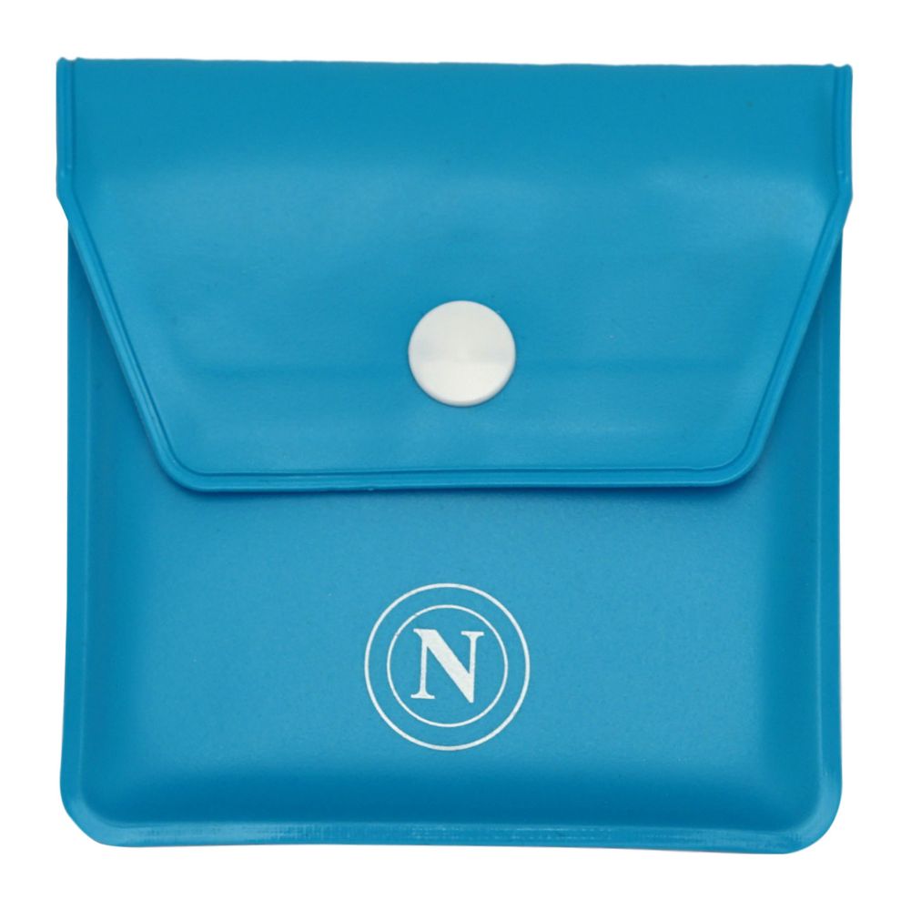 POSACENERE TASCABILE IN ABS CELESTE CON INTERNO IN ALLUMINIO IGNIFUGO CO