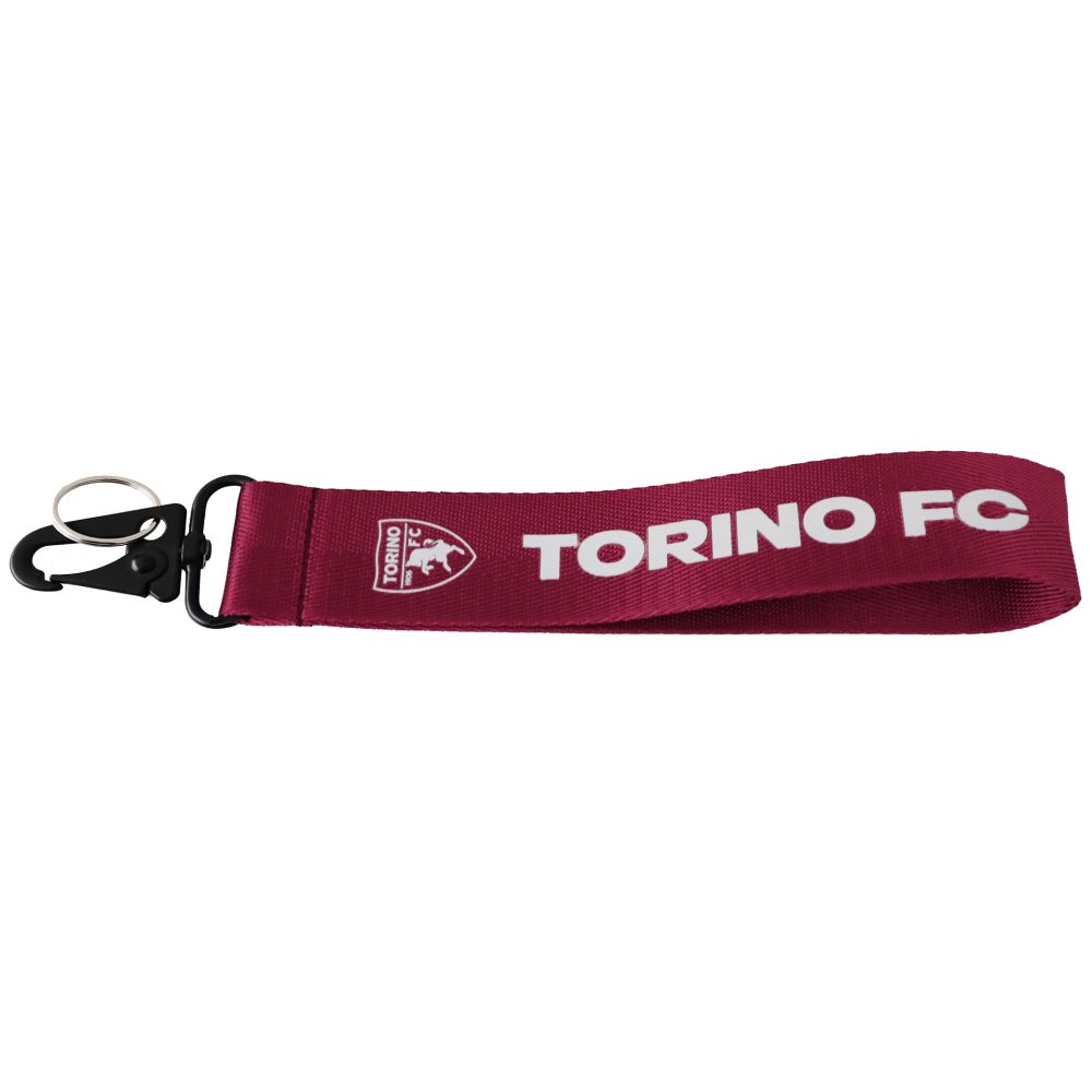 PORTACHIAVI IN TESSUTO CON MOSCHETTONE IN METALLO TORINO FC