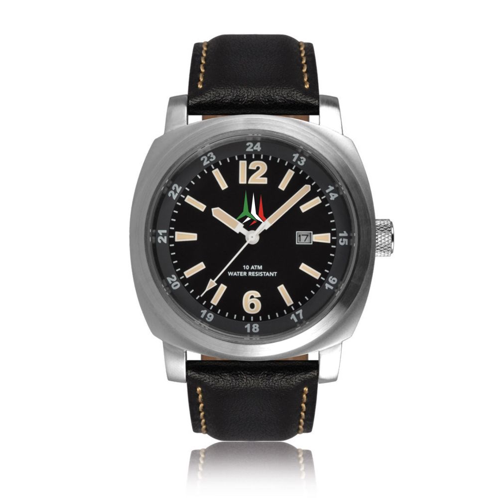 PAPA OROLOGIO CON CASSA ACCIAIO 44MM MOVIMENTO 2115 MIYOTA CINT. VERA PE