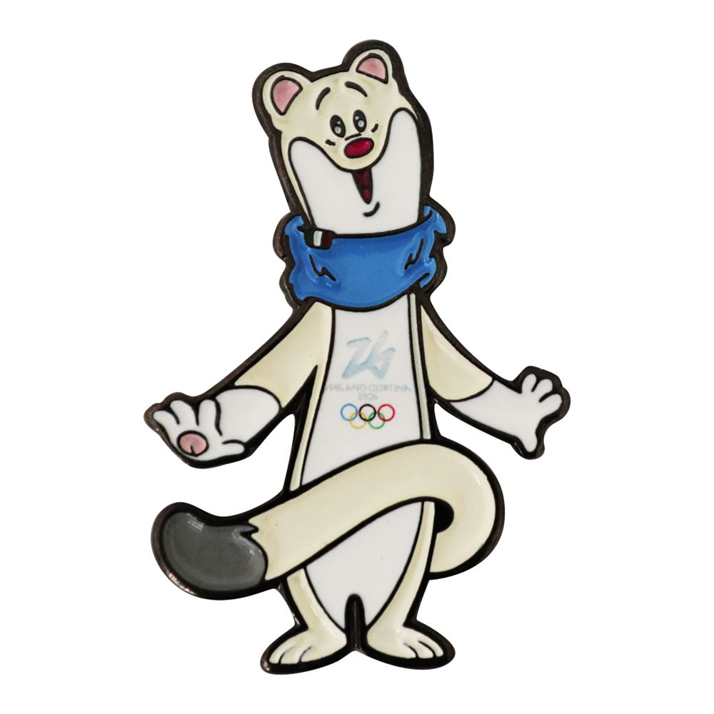 MAGNETE  MASCOT TINA SMALTATO H 62 MM - Olimpiadi Milano Cortina 2026
