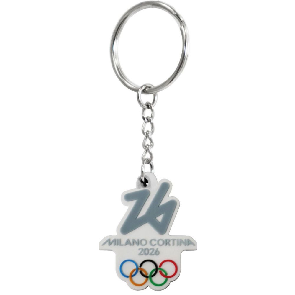 PORTACHIAVI PVC MORBIDO SAGOMATO - Olimpiadi Milano Cortina 2026
