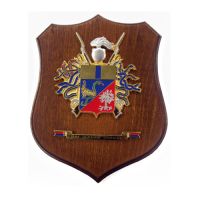 CREST VECCHIO STEMMA ARALDICO ANNO 1952 CARABINIERI MIS CM 22,5X17,5