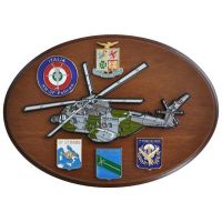 CREST IN METALLO SMALTATO A.M. AEREI HH-3F PELICAN
