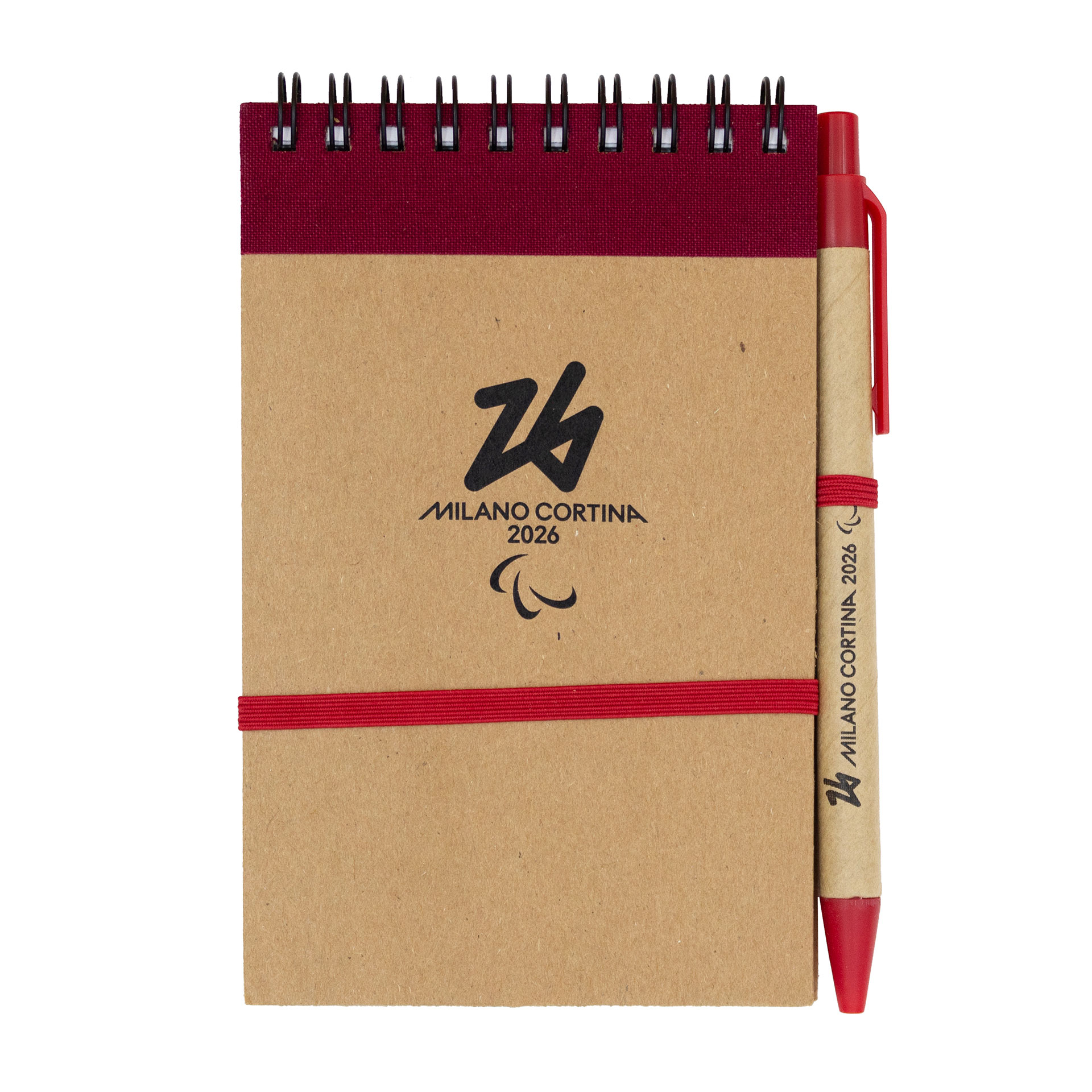 TACCUINO E PENNA IN CARTA RICICLATA DIM.10X14,5X0,8, DETTAGLI VIOLA,70 P