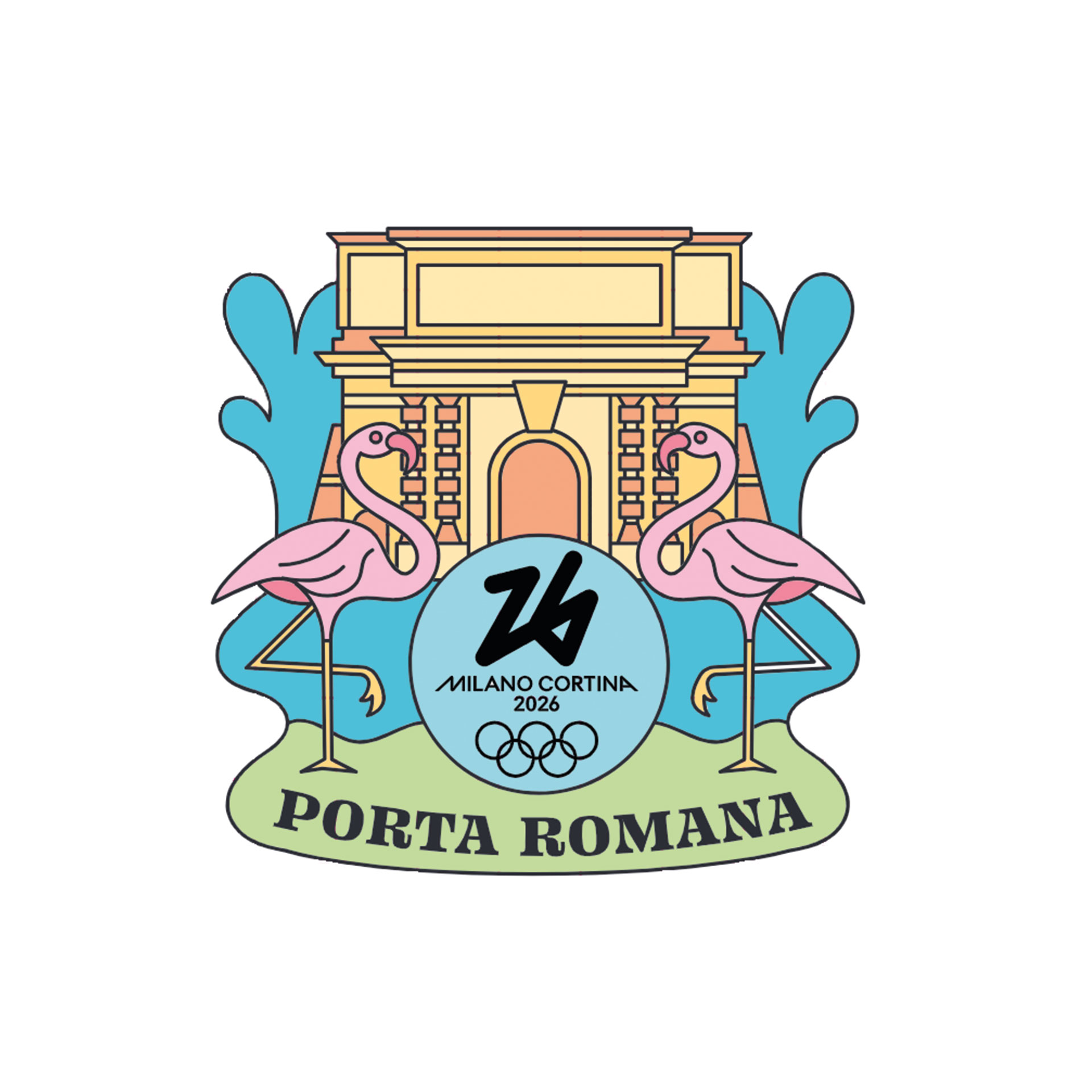 MC26 PORTA ROMANA OLYMPIC PIN