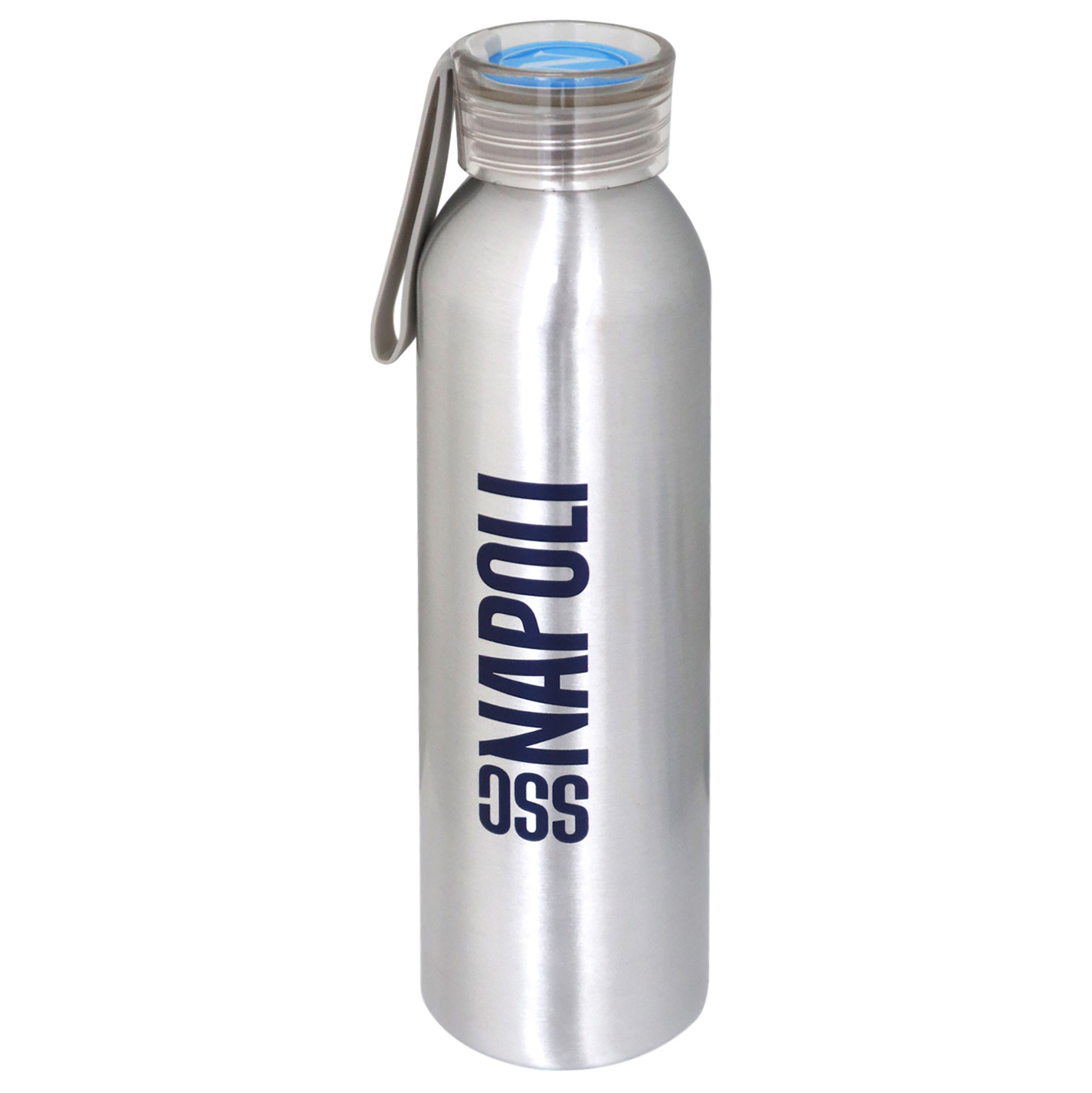 BORRACCIA IN ALLUMINIO 650 ML SCRITTA SSC NAPOLI BLU E DOMOTAK