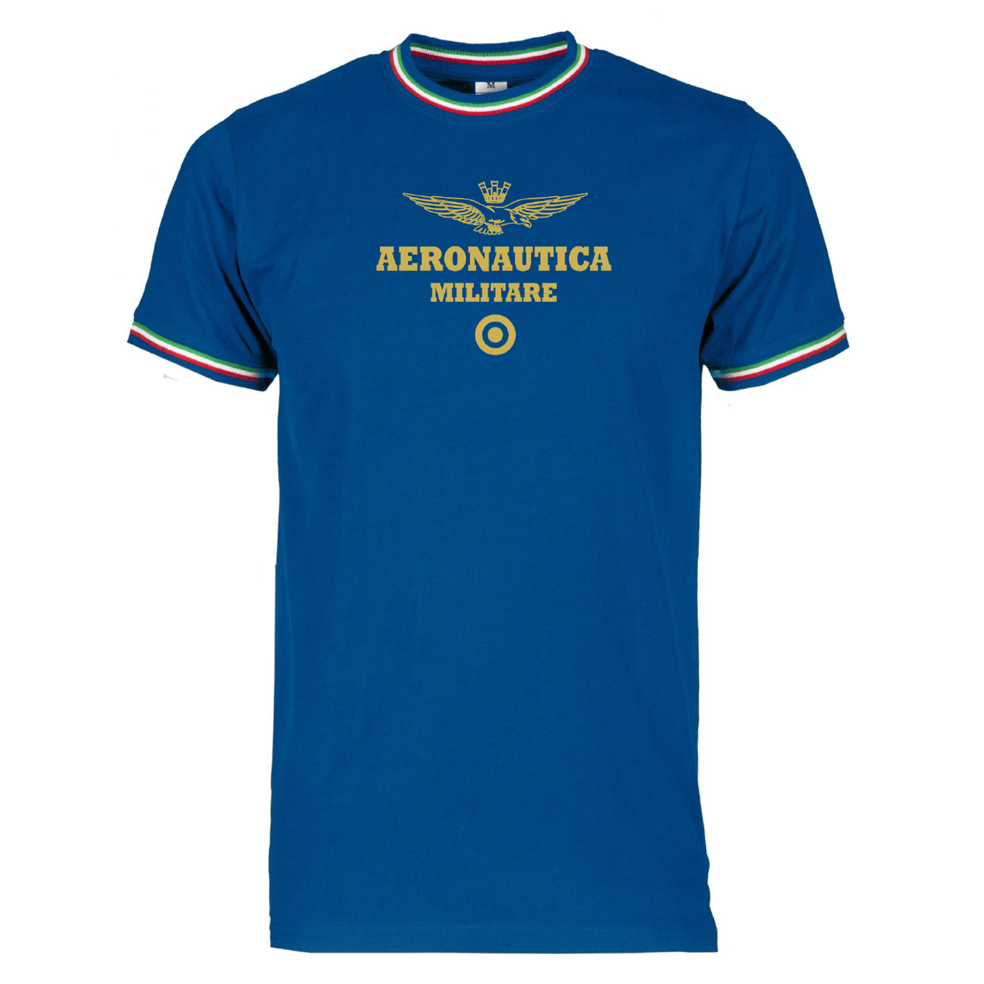 T-SHIRT BORDI TRICOLORE BLU TG.XL