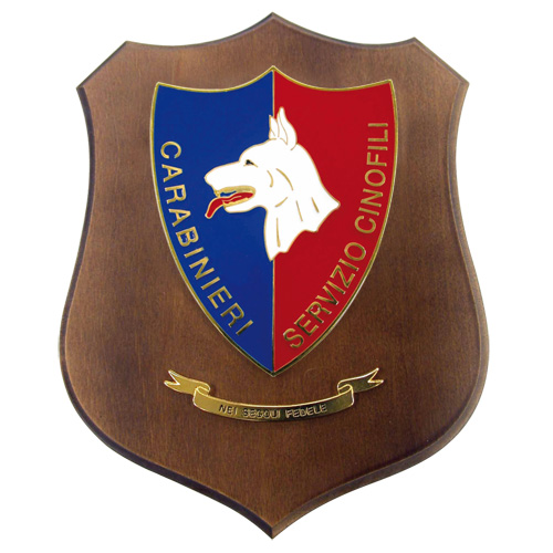 CREST CARABINIERI SERVIZIO CINOFILI MIS CM 22,5X17,5