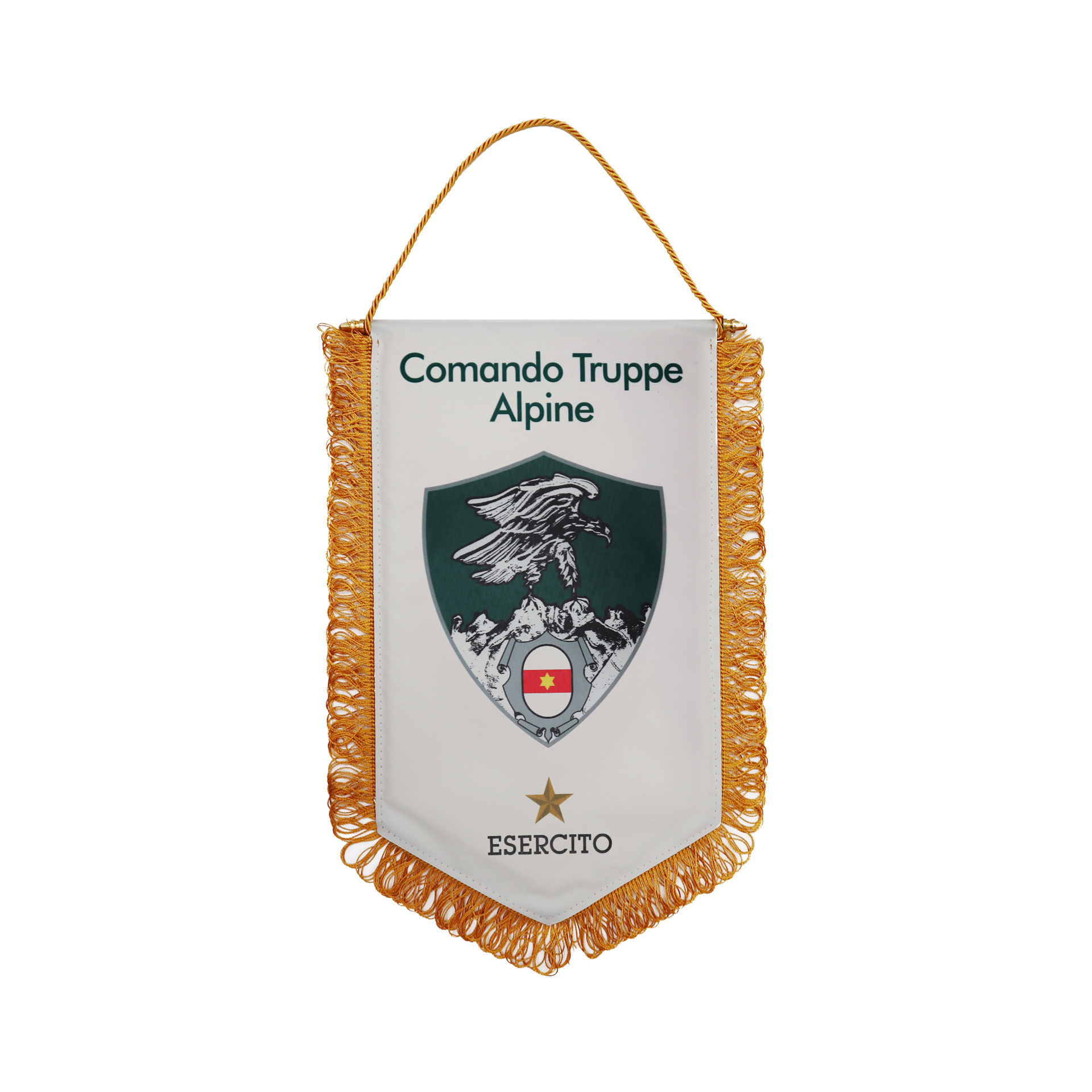 GAGLIARDETTO PENTAGONALE COMANDO TRUPPE ALPINE E.I.