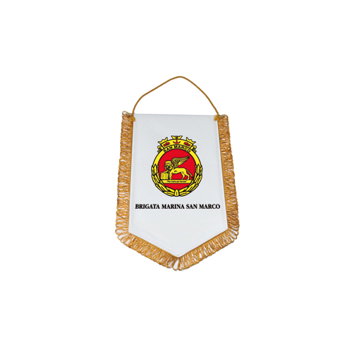 GAGLIARDETTO PENTAGONALE 28X20 CM B.M. SAN MARCO