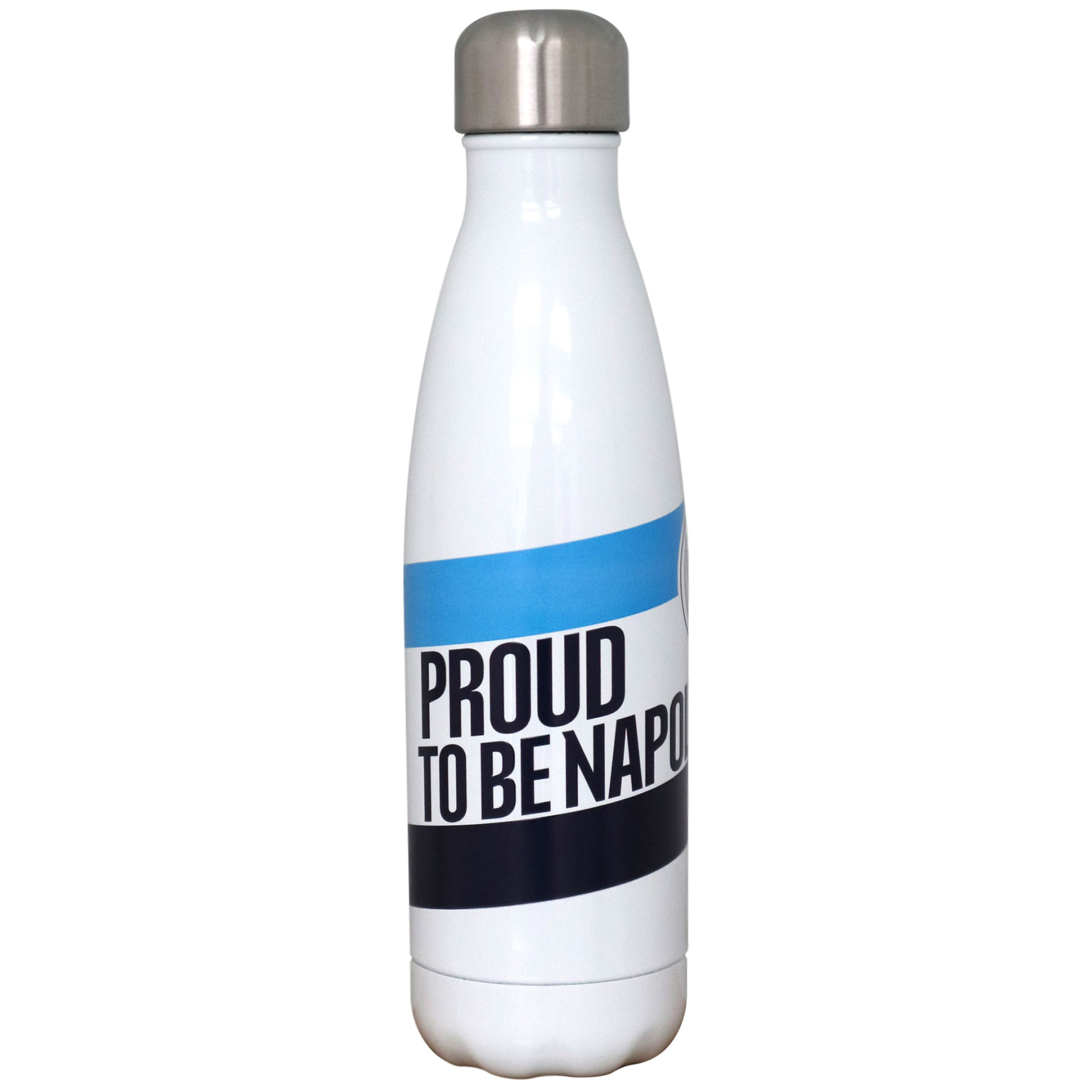 BORRACCIA TERMICA BIANCA IN ACCIAIO INOX DOPPIA PARETE 500 ML STAMPA A 3